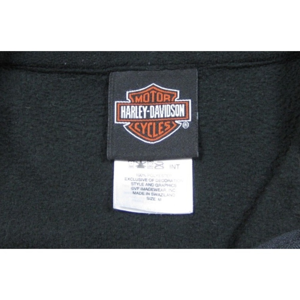 Harley-Davidson Fleece 1/4 Zip Pullover Sweatshirt‎ Women's (M) Motorcycle Biker - Picture 6 of 14